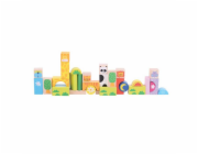 Kostky Bigjigs Toys Baby barevné Safari