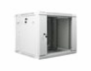 Lanberg závěsná šatní skříň dvoudílná 19 9U 600x600 šedá (WF02-6609-10S)