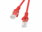 LANBERG Patch kabel CAT.6 UTP 3M červený Fluke Passed  