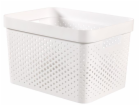 Box Curver Infinity Dots 17L bílý