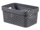 Box Curver Infinity Dots 4,5L šedý