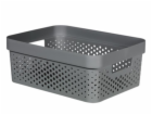 Box Curver Infinity Dots 11L šedý