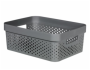 Box Curver Infinity Dots 11L šedý
