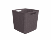 Box Curver Jute Cube 17L šedý