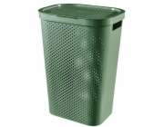 Koš na prádlo Curver Infinity Dots 60L zelený