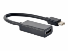 Gembird adaptér Mini DisplayPort (M) na HDMI (F), 4K, 0.1...