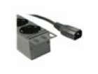 Gembird PDU 8 schucko, C14, 1U, 10 A, 3m