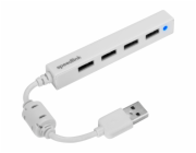 Speedlink SNAPPY SLIM USB Hub  4-Port, USB 2.0, Passive, white