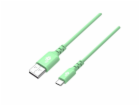 USB kabel TB TB USB-USB C kabel 1m silikonový zelený