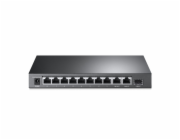TP-Link TL-SG1210MP TP-Link CCTV switch TL-SG1210MP (8xGbE, 1xGbE uplink, 1xGbE/SFP combo uplink, 8x PoE+, 123W, fanless)