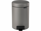 Brabantia pedál.koš Newicon 3 L sedý
