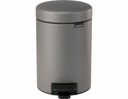 Brabantia pedál.koš Newicon 3 L sedý