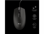 TRUST BASI/Kancelářská/Optická/1 200 DPI/Drátová USB/Černá
