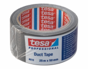 tesa® BASIC Duct Tape, lepicí páska, stříbrná, textilní, 50 mm, L-25 m