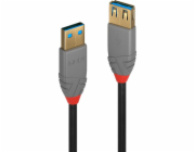 Prodlužovací kabel USB 3.2 Gen 1 Anthra Line, USB-A samec > USB-A samice