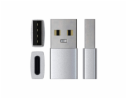 USB adaptér Satechi SATECHI ADAPTÉR TYPU-A NA TYP-C | stříbrný