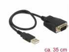 DeLOCK USB 2.0 adaptér, USB-A zástrčka > sériová RS-232 z...