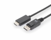 Digitus Adapterkabel DisplayPort > HDMI 4K (schwarz, 3 Meter)