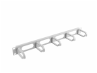 LANBERG 19" CABLE MANAGEMENT PANEL 5 RINGS - TYPE B 1U GR...