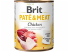 BRIT Paté & Meat s kuřecím masem - mokré krmivo pro psy -...