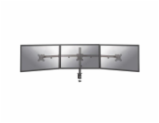 NewStar FPMA-D550D3BLACK Neomounts FPMA-D550D3BLACK/Držák displeje/na stůl/10-27"/svorka/VESA 100X100/nosn. 3x6kg/3 displeje/černý