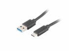 Lanberg USB-C USB kabel - USB A 1,8 m černý (CA-USBO-31CU...
