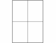 Logo A4 Label, Matte, White, 25 ks.
