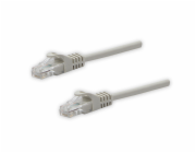 UTP propojovací kabel, Cat.5e, RJ45 M-2m, nestíněný, šedý, úsporná čistá měď