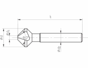Fanar POGLEBIACZ DIN 335-C 90"*20,5 HSSE TICN