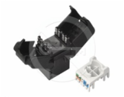 Solarix Samořezný keystone CAT5E UTP RJ45 černý SXKJ-5E-UTP-BK-SA