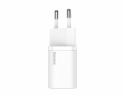 Nabíječka BASEUS, USB 3.0 TYP-C, bílá