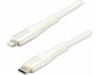 Logo USB USB-C - Lightning kabel 2 m Bílý