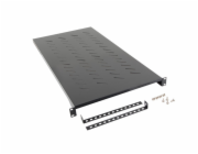 Lanberg Šatní police 19 1200mm černá Lanberg (nosnost 1U/483x900mm do 25kg, 4bodová montáž)