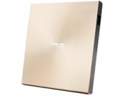 ASUS DVD ZenDrive SDRW-08U8M-U GOLD, External Slim DVD-RW, zlatá