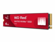 WD Red SN700 4TB, WDS400T1R0C WD RED SSD NVMe 4TB PCIe SN700, Geb3 8GB/s, (R:3400/W:3100 MB/s) TBW 5100