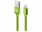 Swissten Datový Kabel Textile Usb / Lightning 2,0 M Zelený