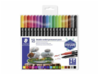 STAEDTLER Permanentní popisovače "Twin-tip", 18 barev, 0,...