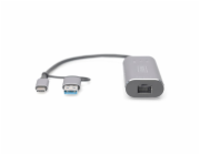 Adapter DN-3028, USB-C 3.2 > Gigabit 2,5 Gbps
