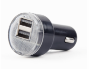 Nabíječka do auta 2xUSB 2.1A černá