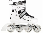 Inline brusle NILS Extreme NH10905 s vyměnitelnou skluznicí nastavitelnou bílou velikost 31-34