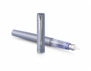 Parker Vector XL Metallic Silver  modra C.C. plnici pero M