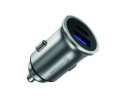 Swissten cl adaptér power delivery usb-c + quick charge 3.0 36w metal stříbrný