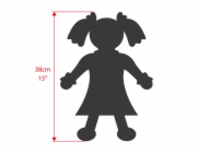Panenka Bigjigs Toys látková Emma 38 cm