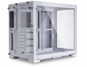 Lian Li O11 Dynamic Mini Snow Edition, Midi-Tower, tvrzené sklo - bílé