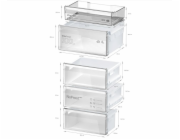 Bosch Serie 4 KGN39VICT fridge-freezer Freestanding 363 L C Stainless steel