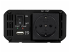 Gembird EG-PWC500-01 power adapter/inverter Auto 500 W Grey