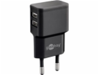 Goobay Napájecí a nabíjecí adaptér 230V na 2x USB, max.2,...