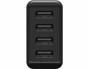 Goobay Nabíječka se 4 porty USB (30W) černá (černá)