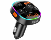 Transmiter AKAI, FMT-52BT, transmiter hovorů a audia, BT, FM, USB, handsfree