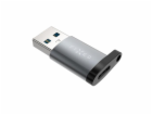 Redukce FIXED Link USB-C na USB-A, šedá